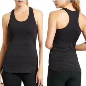 Athleta Daydreamer Black Tank Top NWT MSRP $59 sz XS Built in Support